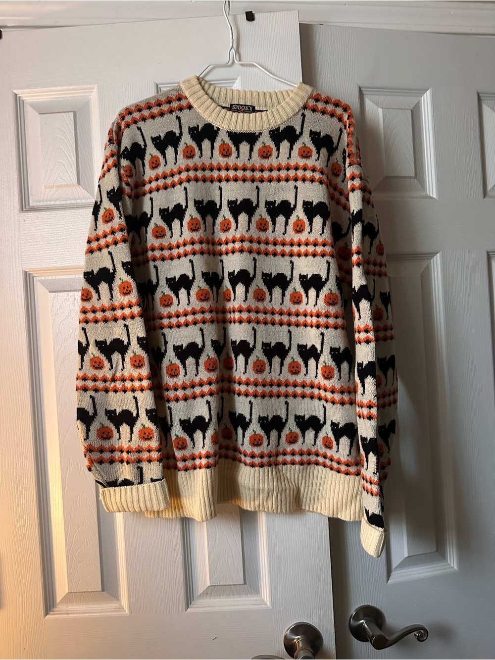 Kiel James Patrick the Scaredy Cat Halloween Sweater - Picture 2 of 10